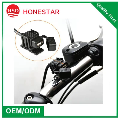 Adaptador de cabo SAE para USB à prova d'água USB 5V 3.1A com fusível embutido para carregador de celular de moto